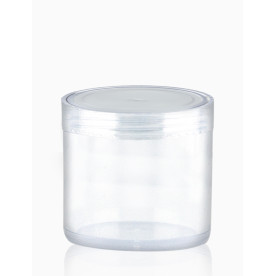 Баночка 20мл прозрачная с крышкой, Фабрика Декора