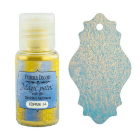 Сухая краска, Magic paint with effect, Золотые небеса, 15 мл, Фабрика Декора