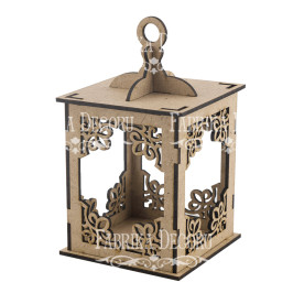 Декоративный фонарик, Завитки #063 размер S, 3 мм, Фабрика Декора