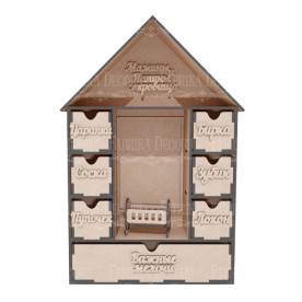 Конструктор-органайзер, Мамины сокровища 282, мдф, 225х65х335 мм, Фабрика Декора