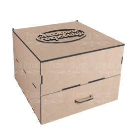 Конструктор-органайзер, Мамины сокровища 284, мдф, 200х200х150мм, Фабрика Декора