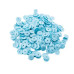 Паєтки Round rosettes - 225, 20 гр, 30 мл, блакитний, Фабрика Декору