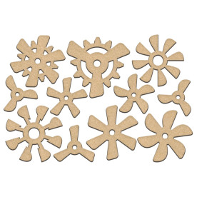 Набір декоративних елементів # 210, Вiтрячки, 27х10 см, 3 мм, Фабрика Декору