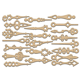 Набор декоративных элементов #212, 27х10 см, 3 мм, Фабрика Декора