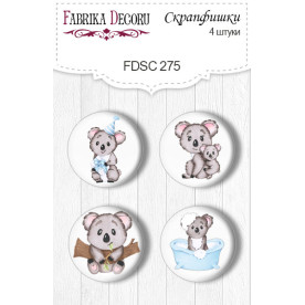 Скрапфишки 4шт, 275 Puffy Fluffy Boy Фабрика Декору