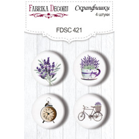 Скрапфишки набор 4шт Journey to Provence #421