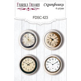 Скрапфишки набор 4шт Winter wonders #423, Фабрика Декору