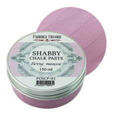 Крейдяна паста, Shabby Chalk Paste, Ягідний смузі, 150 мл, Фабрика Декору
