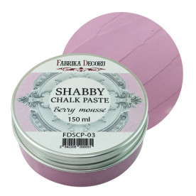 Меловая паста, Shabby Chalk Paste, Ягодный смузи, 150 мл, Фабрика Декора