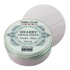 Крейдяна паста, Shabby Chalk Paste, Ніжно-бузкова, 150 мл, Фабрика Декору