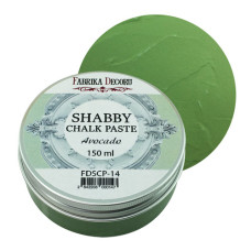 Меловая паста, Shabby Chalk Paste, Авокадо, 150 мл, Фабрика Декора