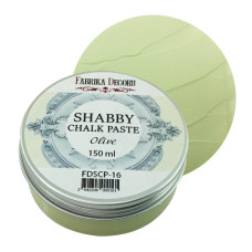 Крейдяна паста, Shabby Chalk Paste, Оливка, 150 мл, Фабрика Декору
