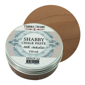 Меловая паста, Shabby Chalk Paste, Молочный шоколад, 150 мл, Фабрика Декора