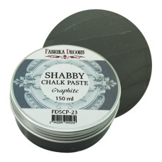 Крейдяна паста, Shabby Chalk Paste, Графіт, 150 мл, Фабрика Декору