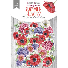 Набор вирубок колекція Summer flowers 52 шт, Фабрика Декору