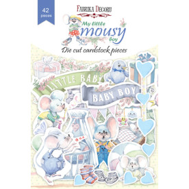 Набір вирубування колекція My little mousy boy 42 шт, Фабрика Декору