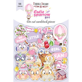 Набір висікання, Cutie sparrow girl, 56 шт, Фабрика Декору