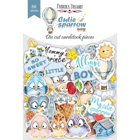 Набір висікання, Cutie sparrow boy, 56 шт, Фабрика Декору