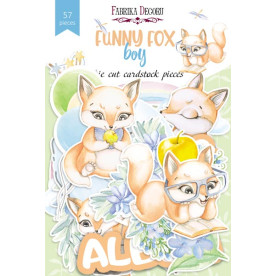 Набір висічок, колекція Funny fox boy, 57 шт, Фабрика Декору
