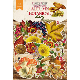 Набір вирубування, Autumn botanical diary, 63 шт, Фабрика Декору