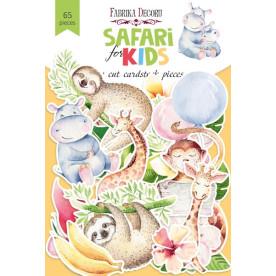 Набор высечек, Safari for kids, 65 шт, Фабрика Декора