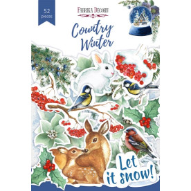Набор высечек, коллекция Country winter 52 шт, Фабрика Декора