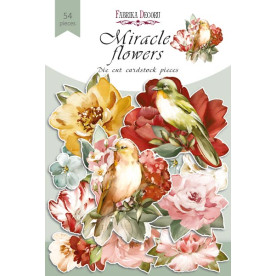 Набор высечек, коллекция Miracle flowers 54 шт, Фабрика Декора
