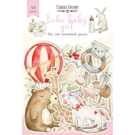 Набір вирубування Boho baby girl 58 шт, Фабрика Декору