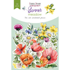 Набор высечек для скрапбукинга Summer Meadow 58 шт, Фабрика Декора