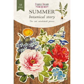 Набір висічок, колекція Summer botanical story, 58 шт, Фабрика Декору