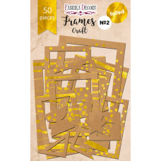 Набір рамок з фольгуванням №2 "Kraft" 50 шт Фабрика Декору