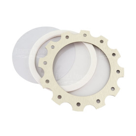 Заготовка для шейкера Шестеренка 11.1х11.1 см, цвет молочный, Фабрика Декору