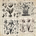 Набір скраппаперу Spring botanical story 20х20 см, Фабрика Декору