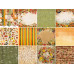 Набір скраппаперу, Autumn botanical diary, 10 аркушів, 30,5x30,5 см, Фабрика Декору