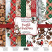 Набір двостороннього паперу для скрапбукінгу Bright Christmas 20х20 см 10 аркушів, Фабрика Декору