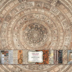 Набор скрапбумаги Heritage textures 30,5x30,5 см 12 листов, Фабрика Декора