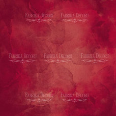 Аркуш двостороннього паперу для скрапбукінгу, Burgundy aquarelle & Blackberry  #42-03, 30,5х30,5 см, Фабрика декору