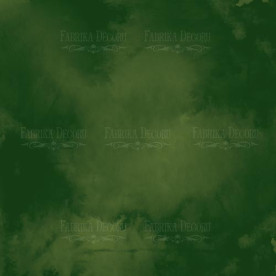 Лист двусторонней бумаги для скрапбукинга Green aquarelle & Bright green #42-06, 30,5х30,5 см, Фабрика декора