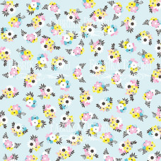 Аркуш двостороннього паперу для скрапбукінгу, My tiny sparrow girl  #43-04, 30,5х30,5 см, Фабрика декору