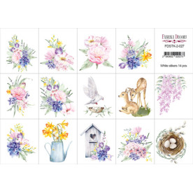 Набор наклеек для планеров #02-027 Цветение, Фабрика Декора