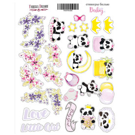 Набор наклеек (стикеров) 26 шт My little baby girl #020 Фабрика Декора
