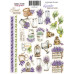 Набор наклеек, стикеров, #057, Lavender Provence-1 , Фабрика Декора