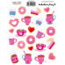 Набір наклейок (стікерів) 25 шт Valentines day 7 #099, Фабрика Декору