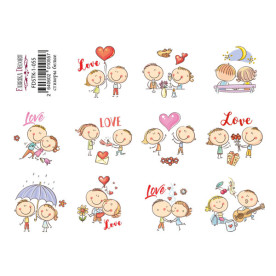 Набор наклеек, стикеров, для журналинга #1-055, Фабрика Декора