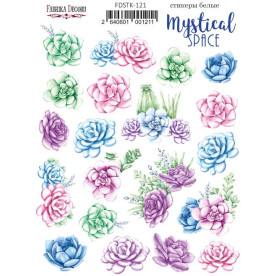 Набір наклейок (стікерів) 20 шт Mystical space #121, Фабрика Декору