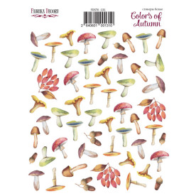 Набір наклейок (стікерів) 18 шт Colors of Autumn # 131, Фабрика Декору