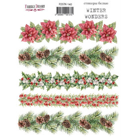 Набір наклейок (стікерів) 5 шт Winter wonders # 140