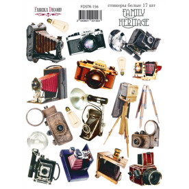 Набір наклейок, стікерів, 17 шт, Family Heritage # 156, Фабрика Декору