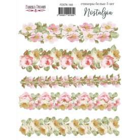 Набір наклейок, стікерів, Nostalgia # 160, 5 шт, Фабрика Декору