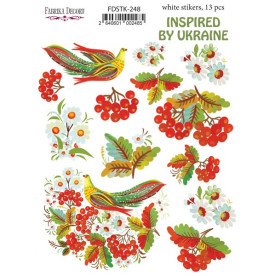 Набір наклейок (стікерів) для журналінга #248 Inspired by Ukraine, Фабрика Декору